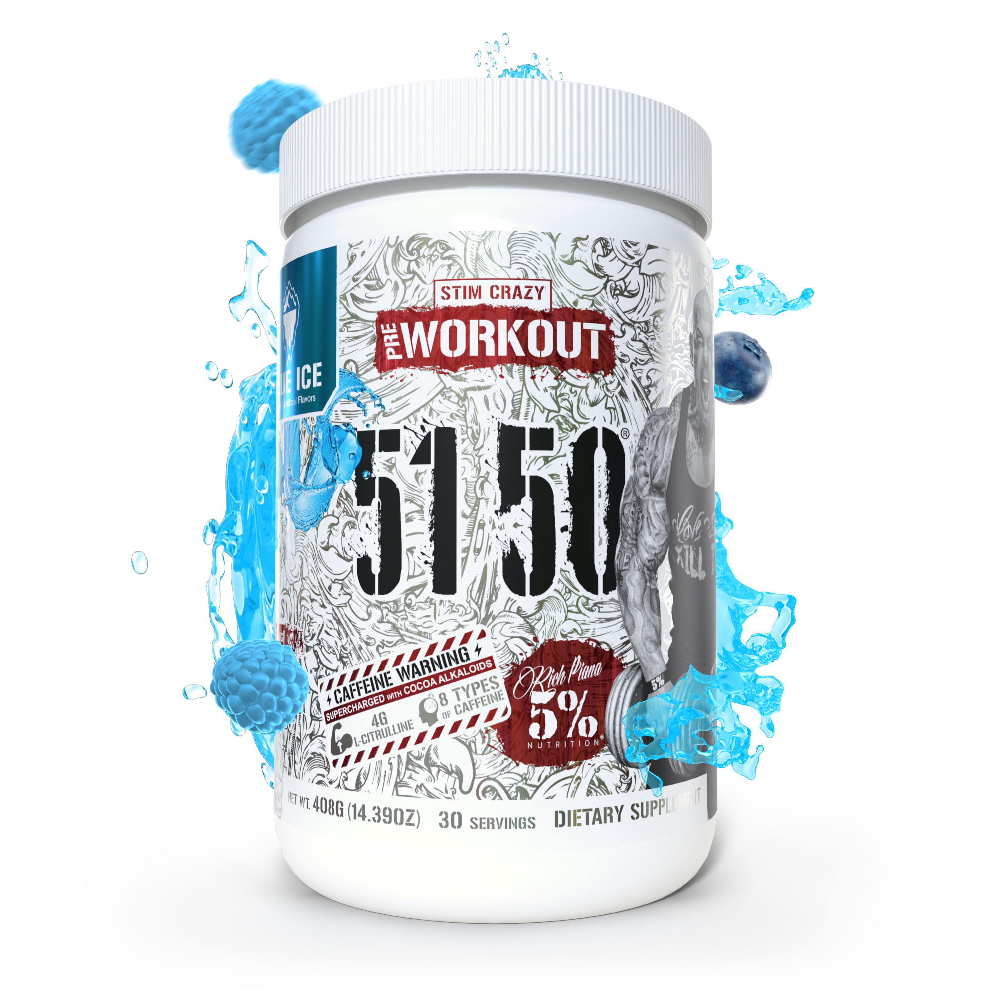 5150 High Stimulant Pre-Workout - 5% Nutrition