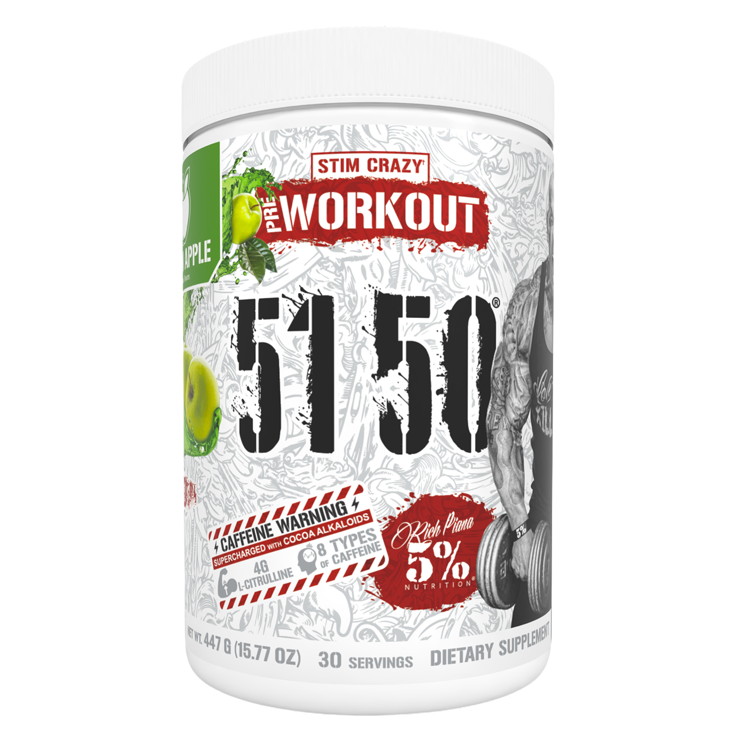 5150 High Stimulant Pre-Workout - 5% Nutrition