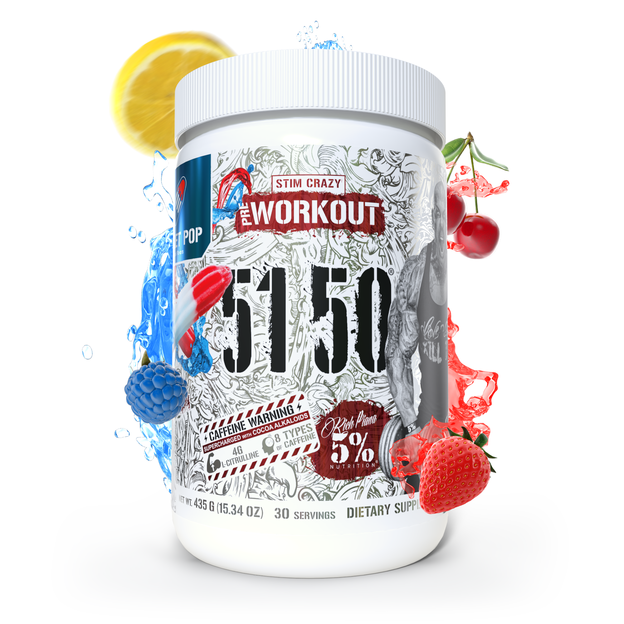 5150 High Stimulant Pre-Workout - 5% Nutrition