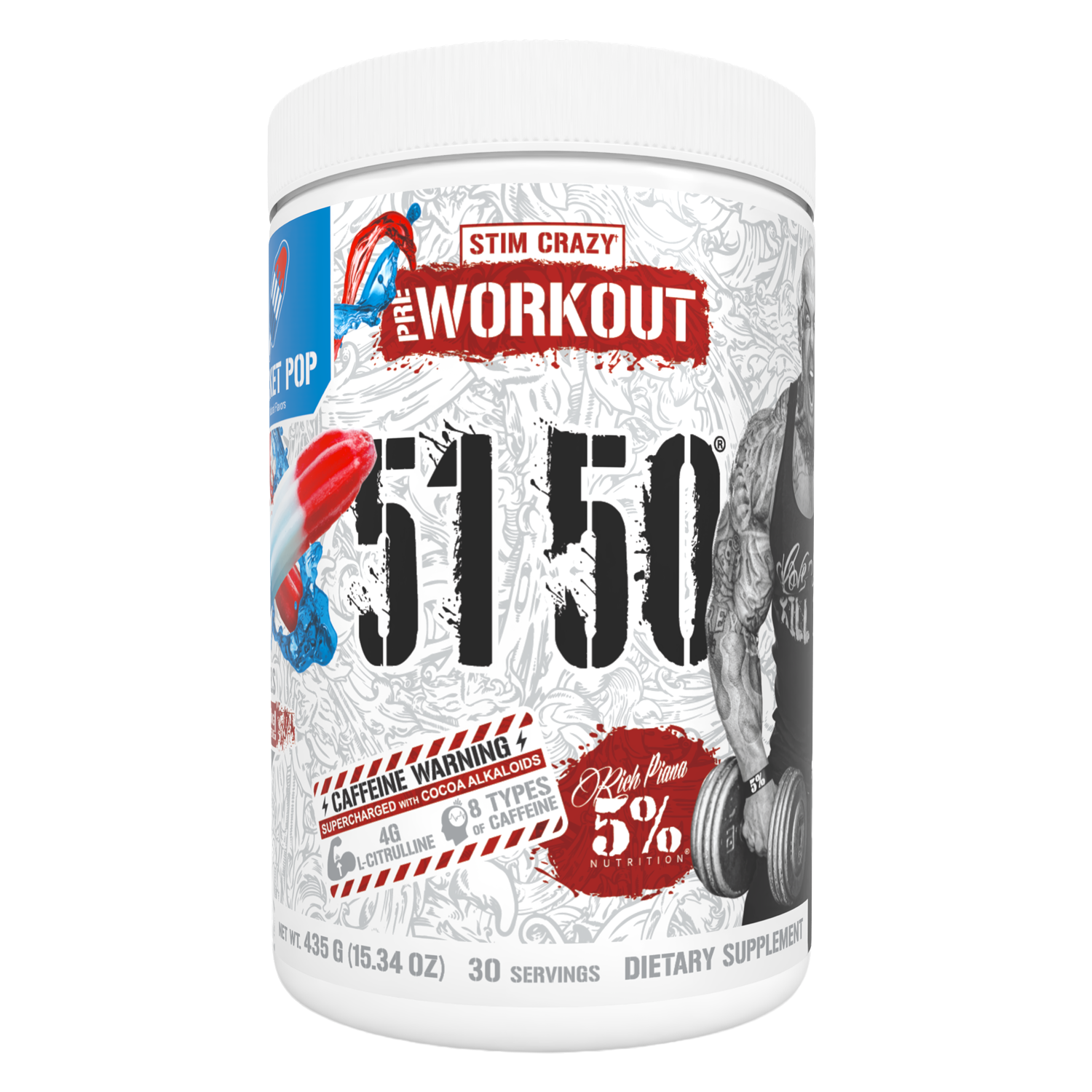 5150 High Stimulant Pre-Workout - 5% Nutrition