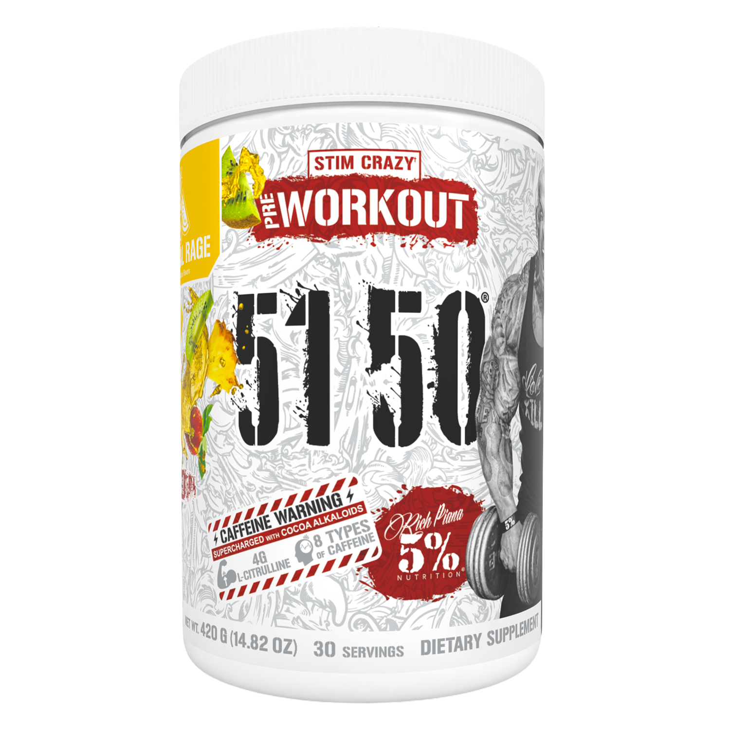 5150 High Stimulant Pre-Workout - 5% Nutrition