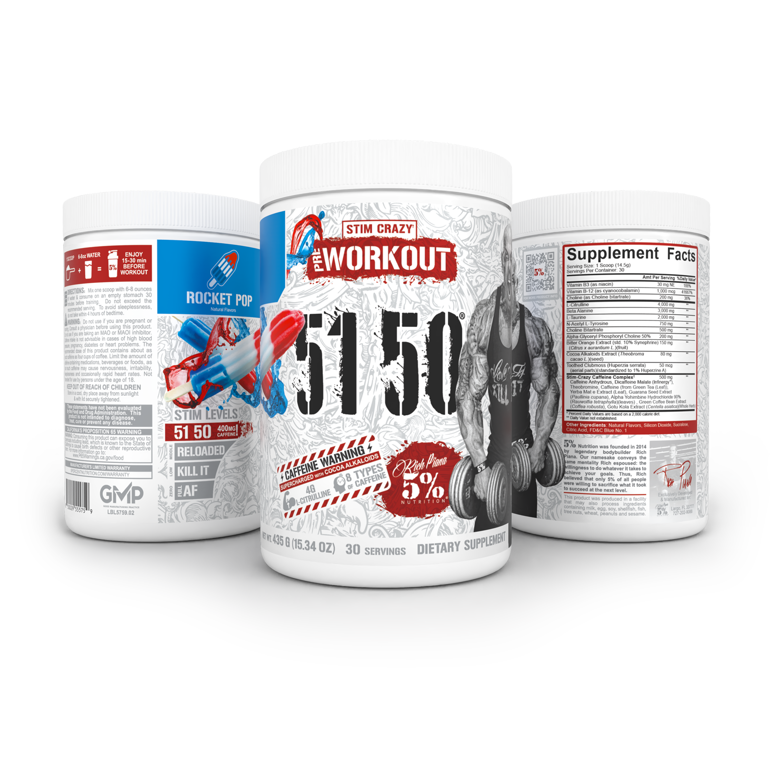 5150 High Stimulant Pre-Workout