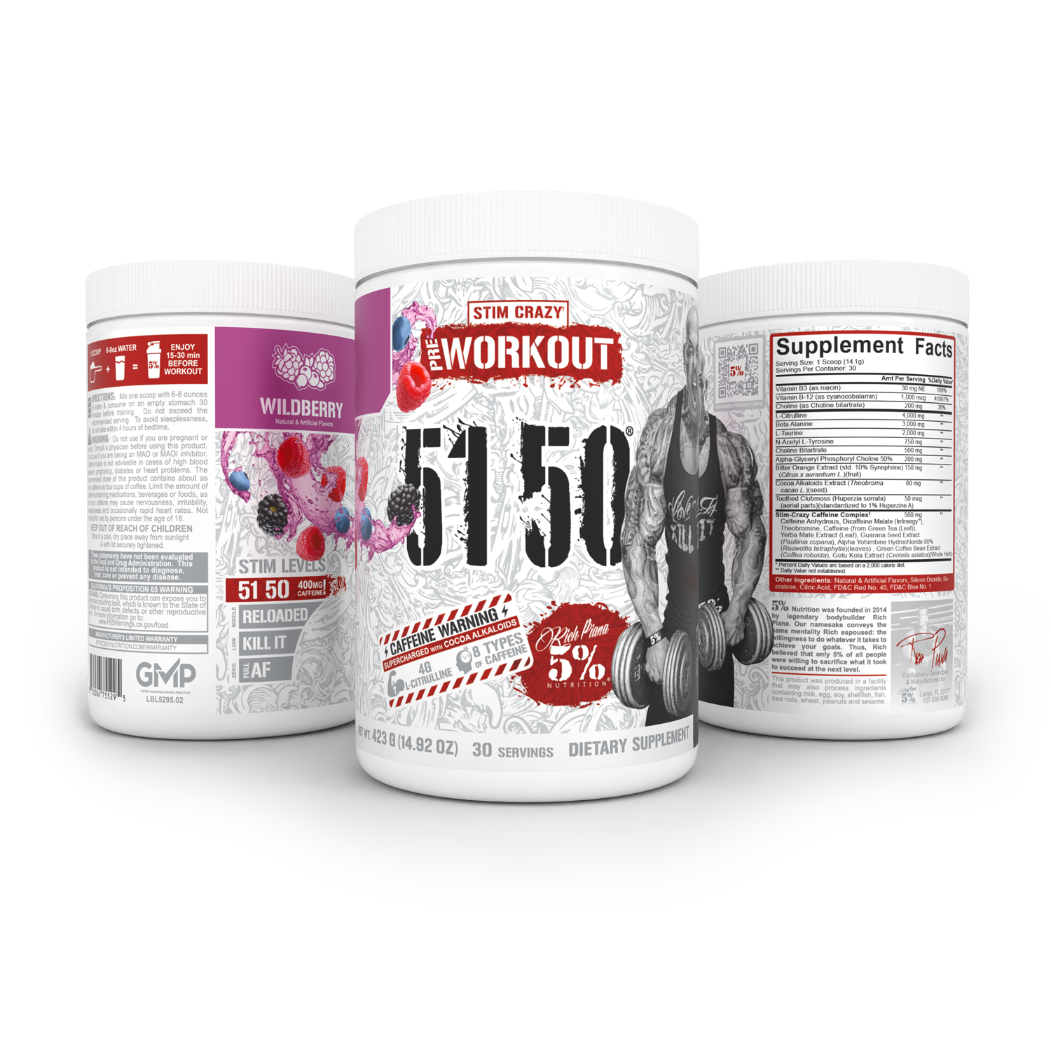 5150 High Stimulant Pre-Workout