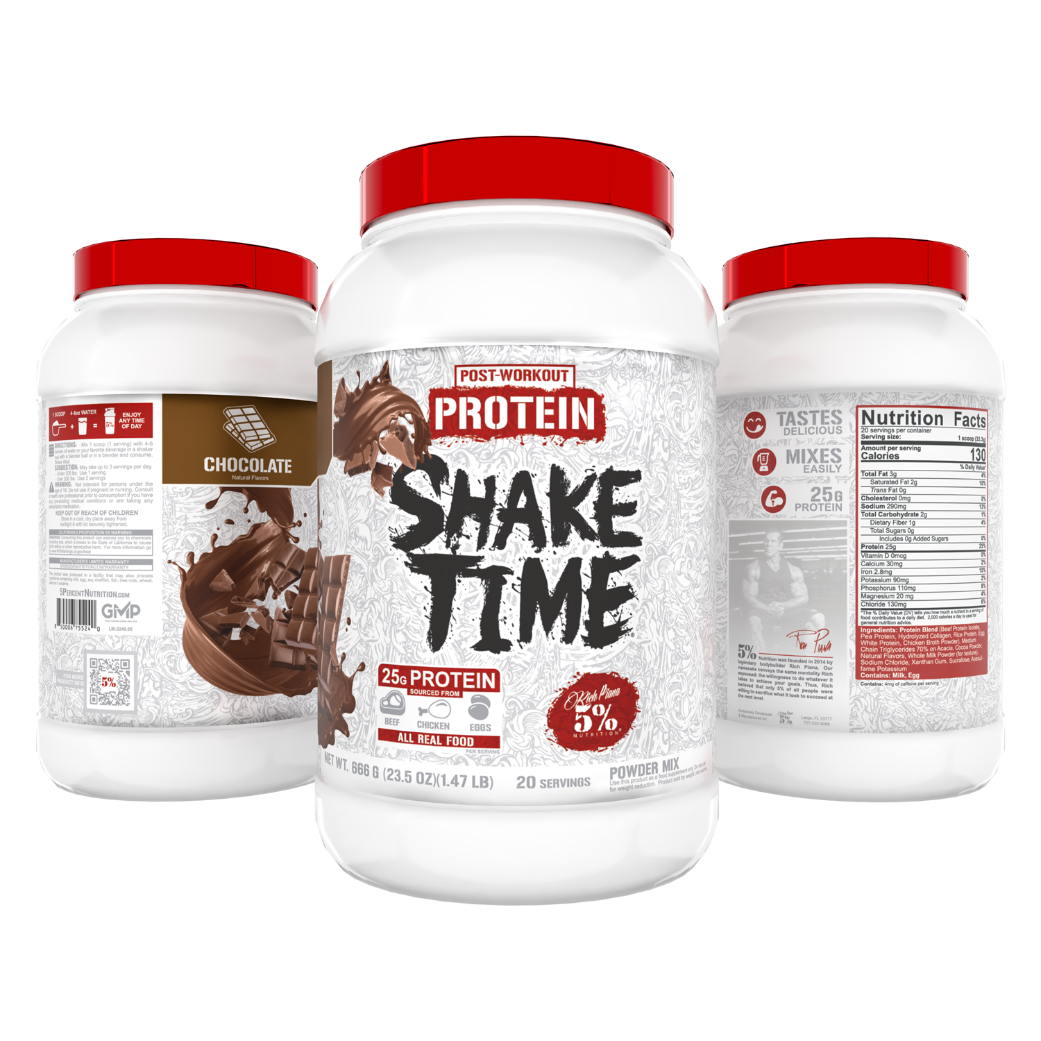 Shake Time Real Food Protein - 5% Nutrition