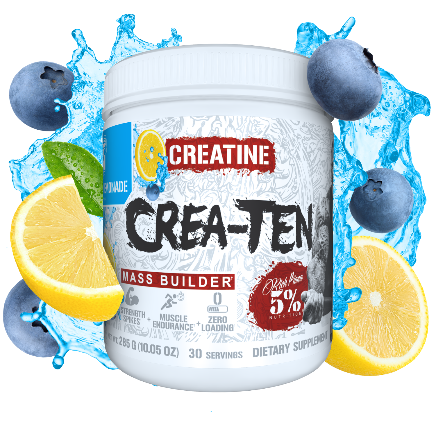 Crea-TEN 10-in-1 Creatine - 5% Nutrition