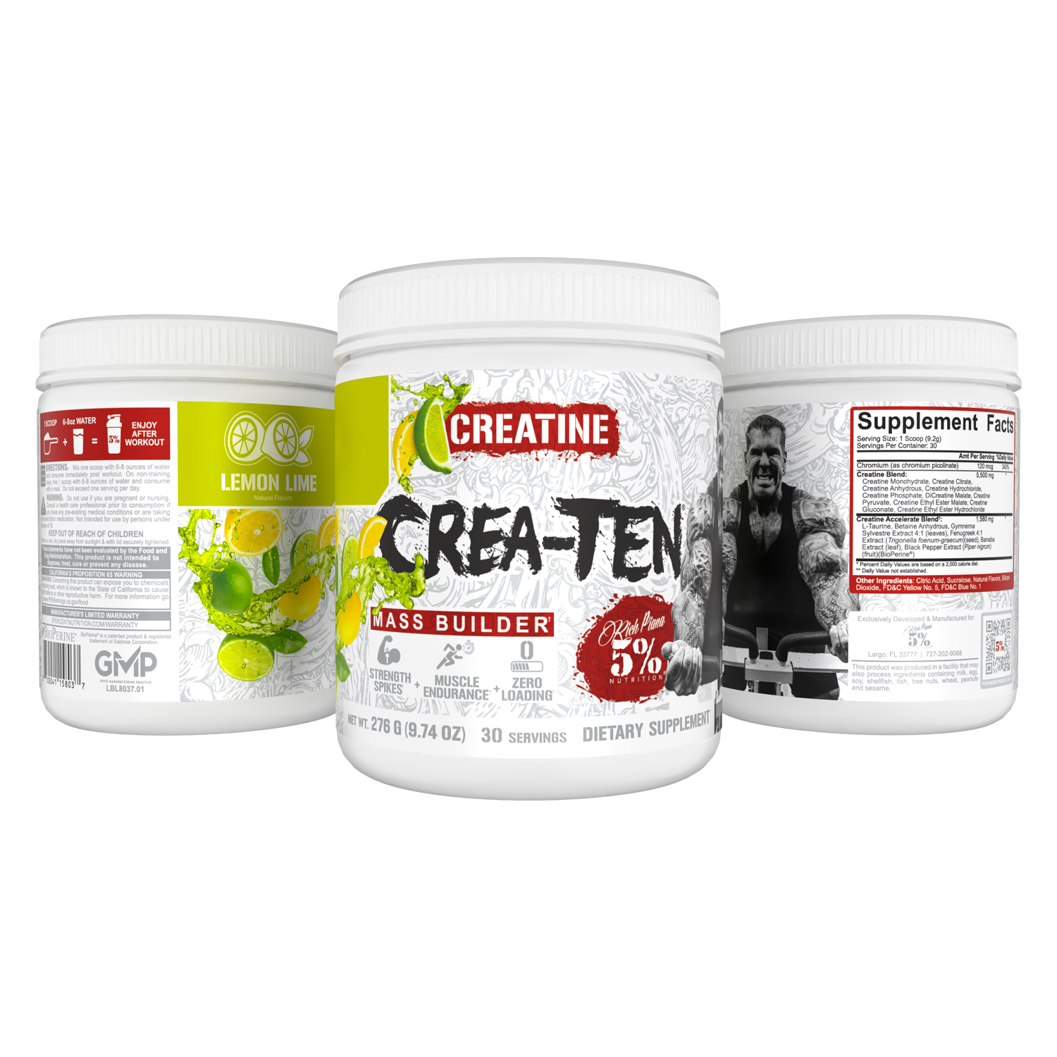 Crea-TEN 10-in-1 Creatine - 5% Nutrition