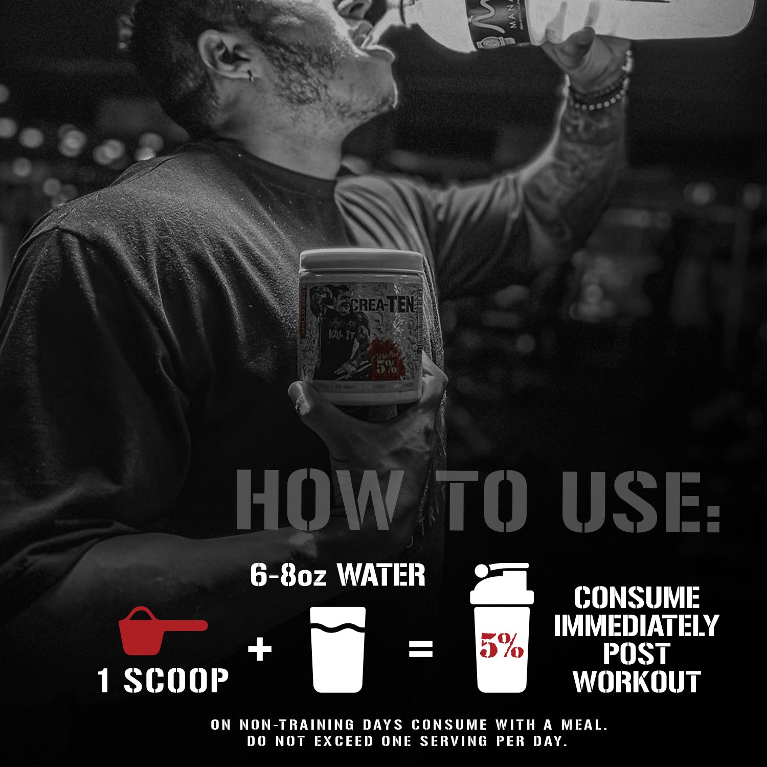 Crea-TEN 10-in-1 Creatine - 5% Nutrition