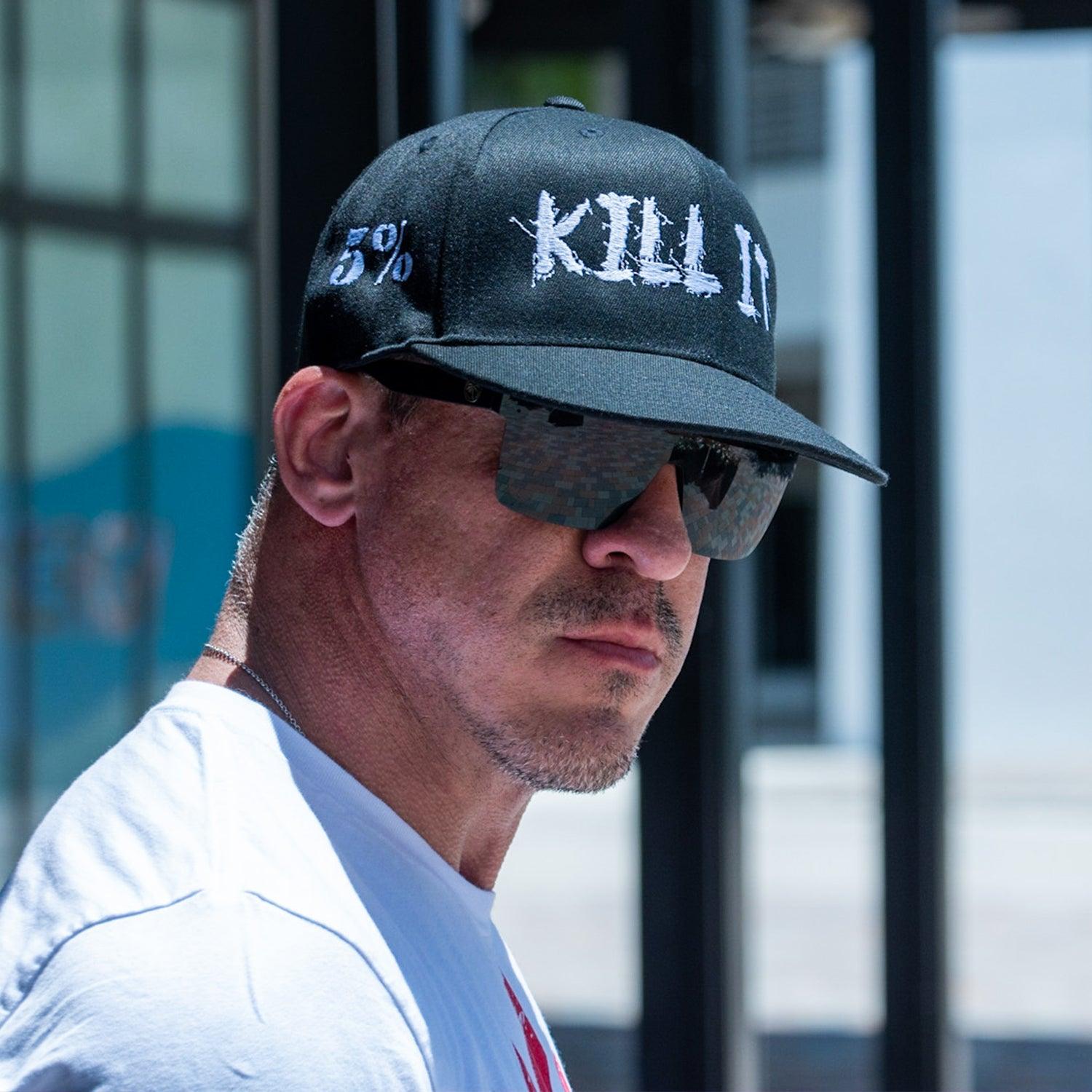 Love It Kill It, Black Hat with Red Lettering