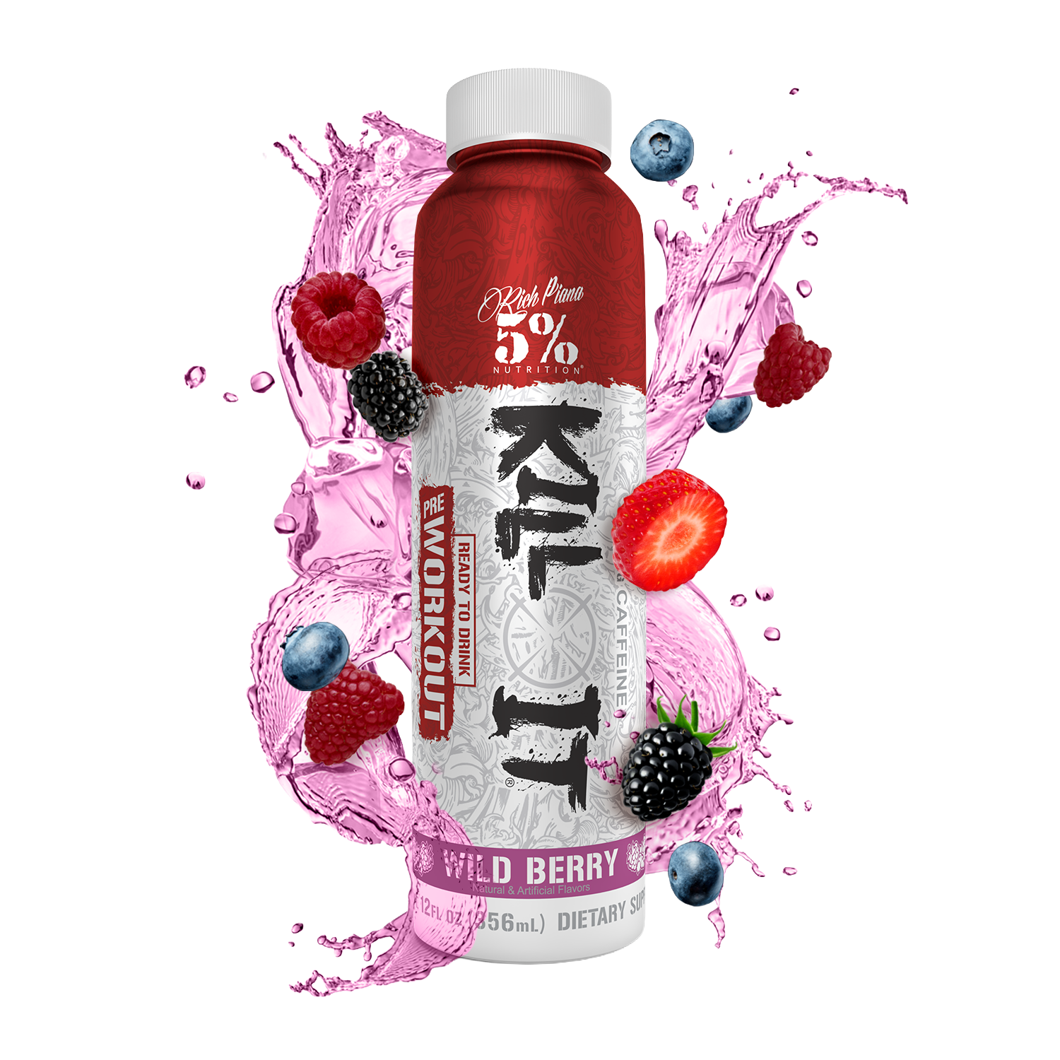 Kill It RTD Pre-Workout (12 FL oz Bottle) - 5% Nutrition