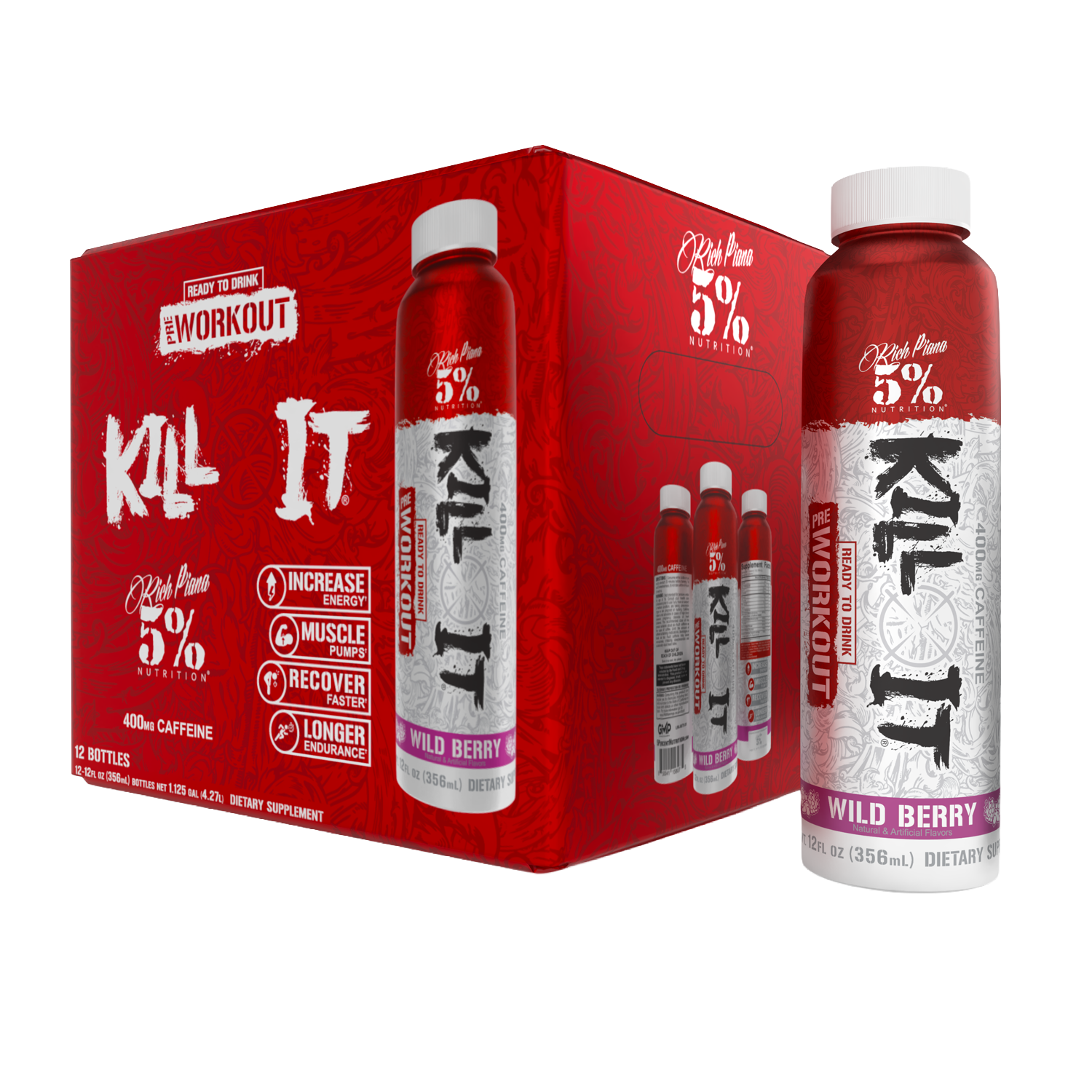Kill It RTD Pre-Workout (Case) - 5% Nutrition