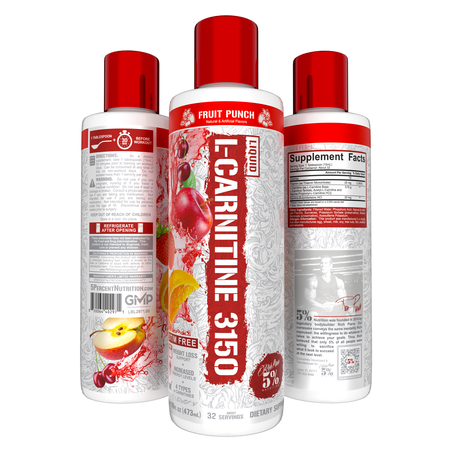 Liquid L-Carnitine 3150 - 5% Nutrition