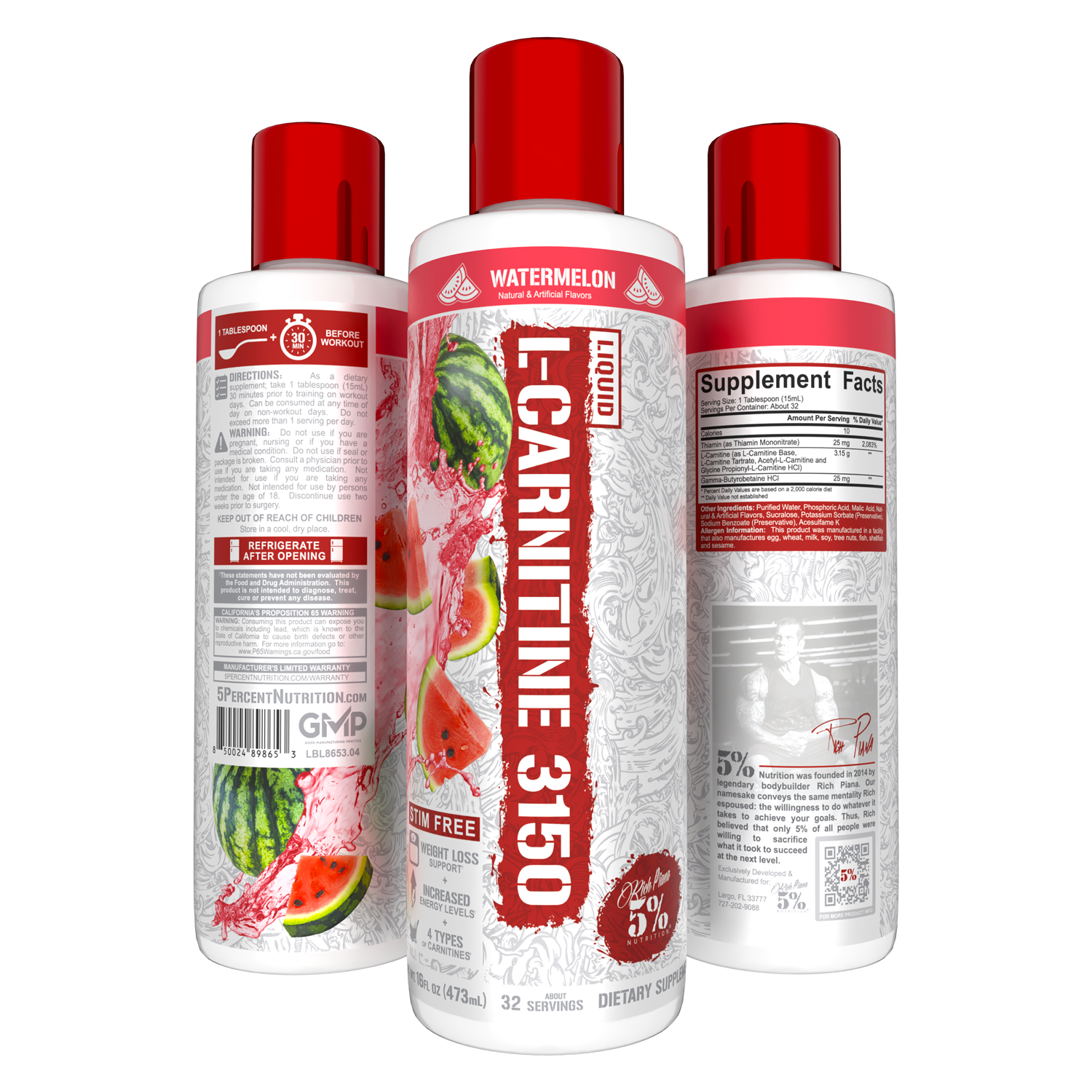 Liquid L-Carnitine 3150 - 5% Nutrition
