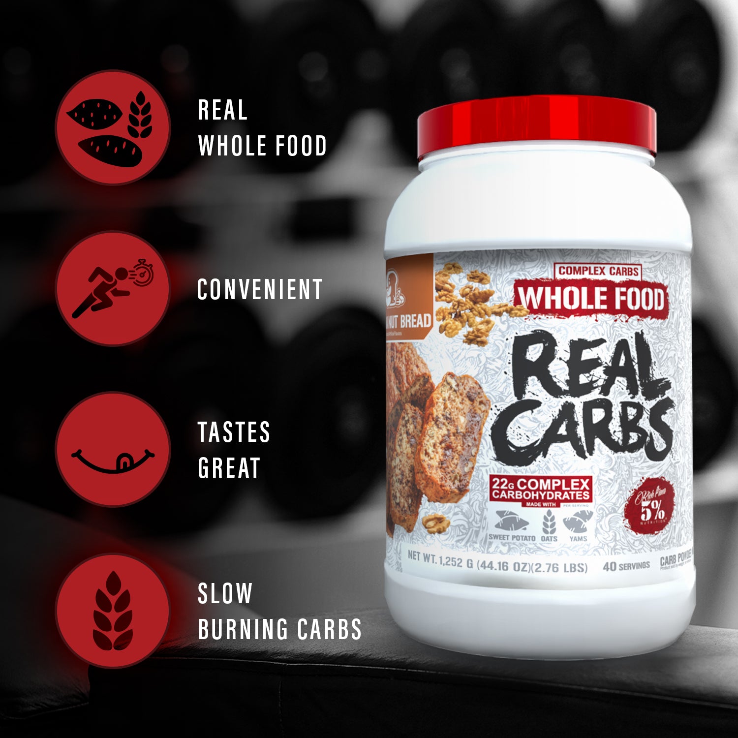 Real Carbs Complex Carbohydrates - 5% Nutrition