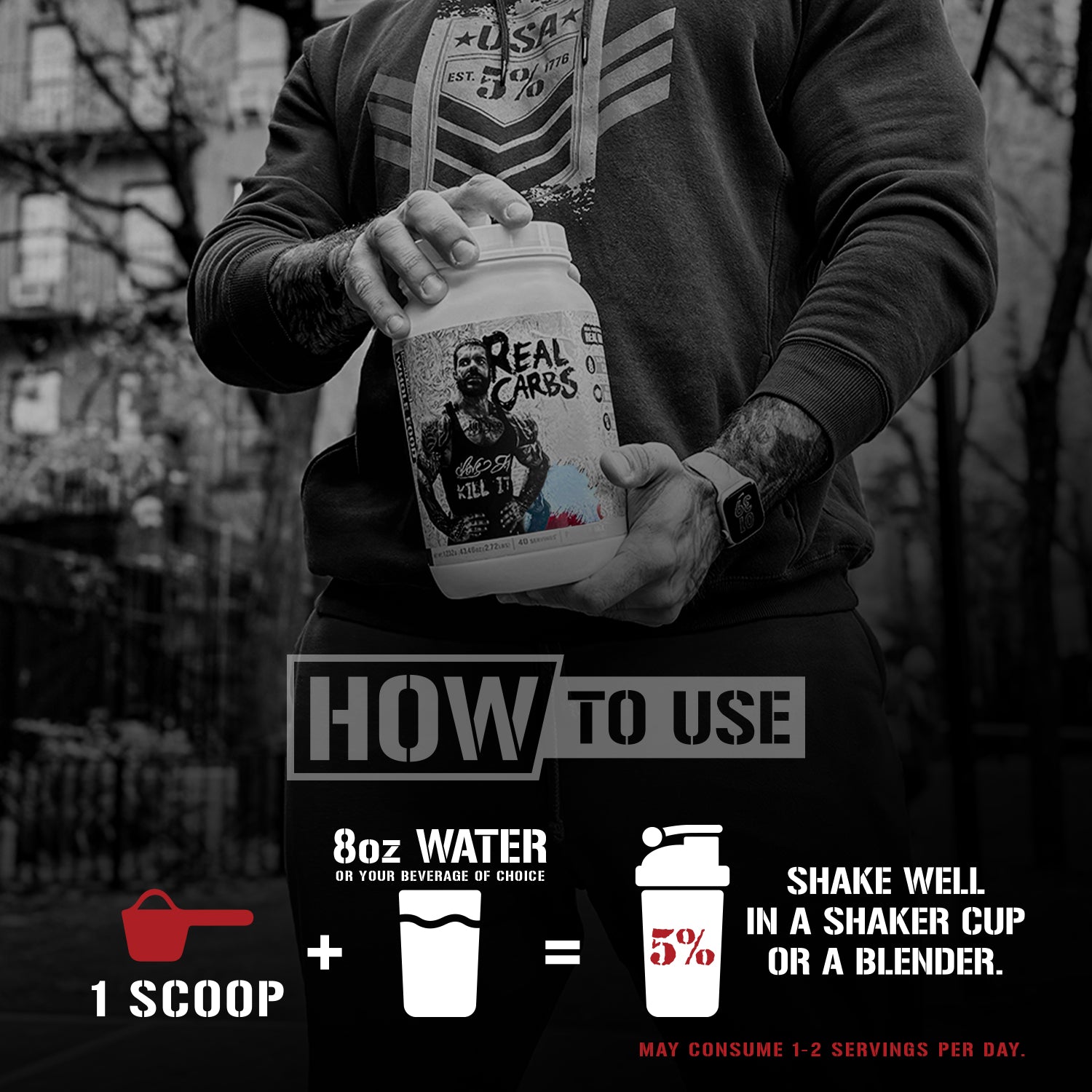 Real Carbs Complex Carbohydrates - 5% Nutrition