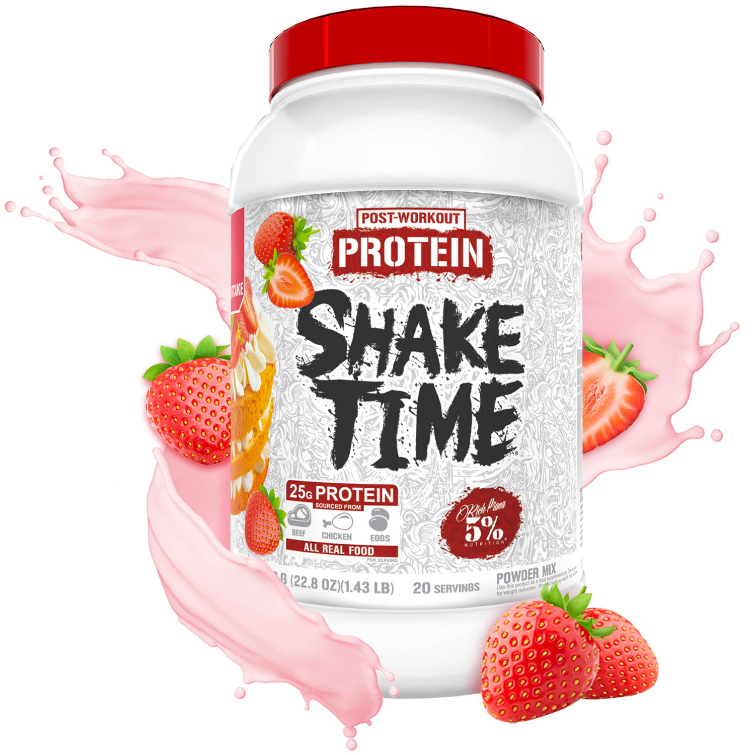 Shake Time Real Food Protein - 5% Nutrition
