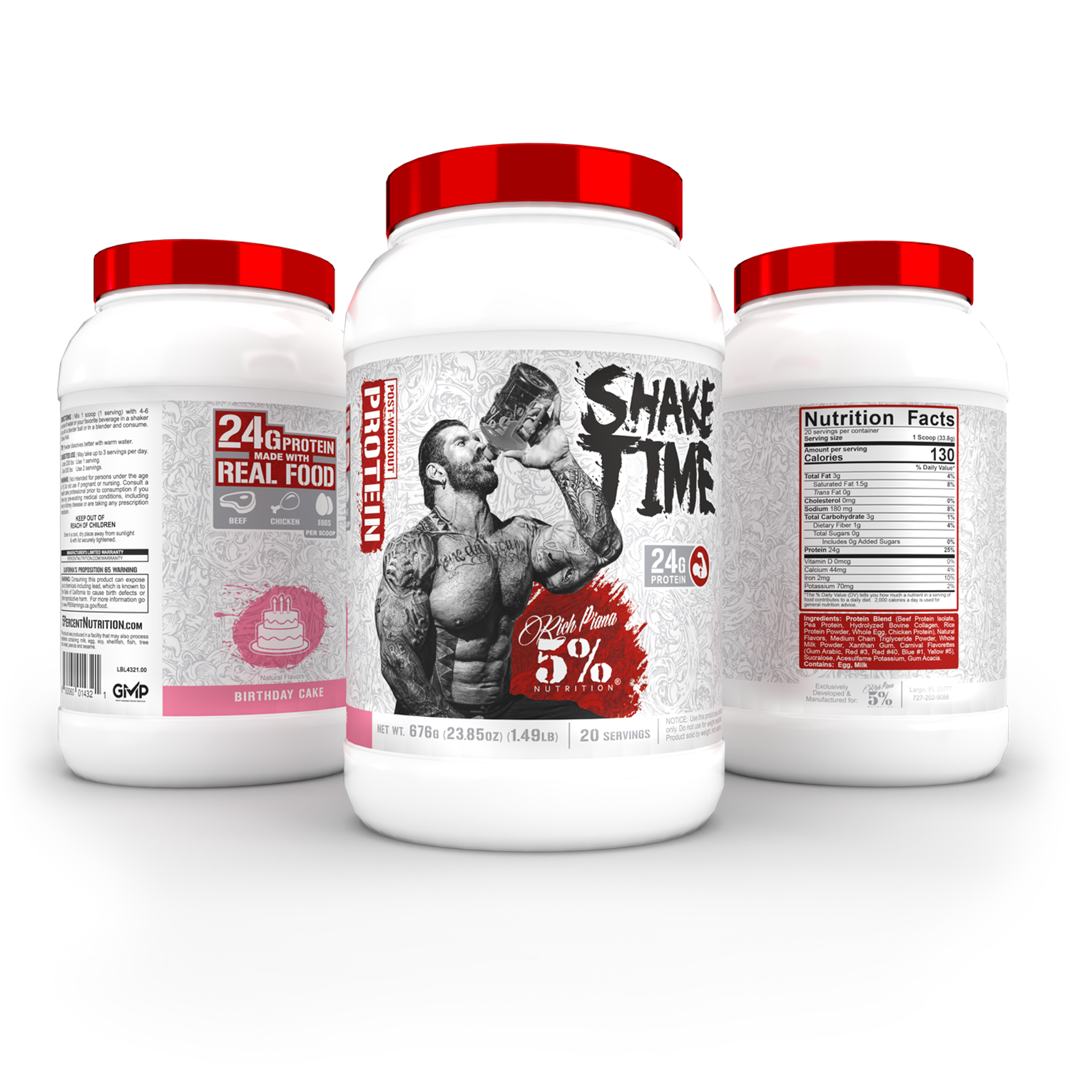 Shake Time Real Food Protein - 5% Nutrition
