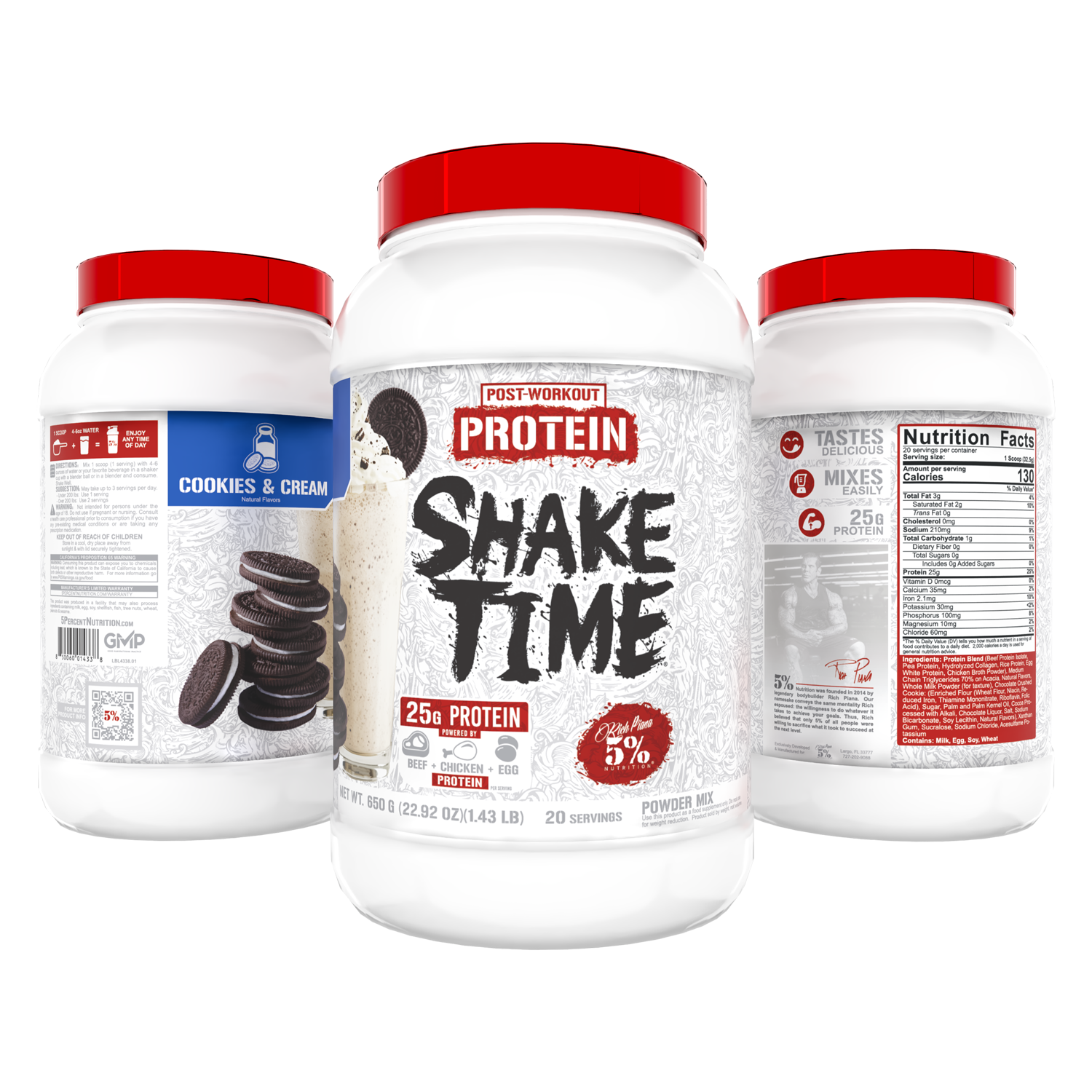 Shake Time Real Food Protein - 5% Nutrition