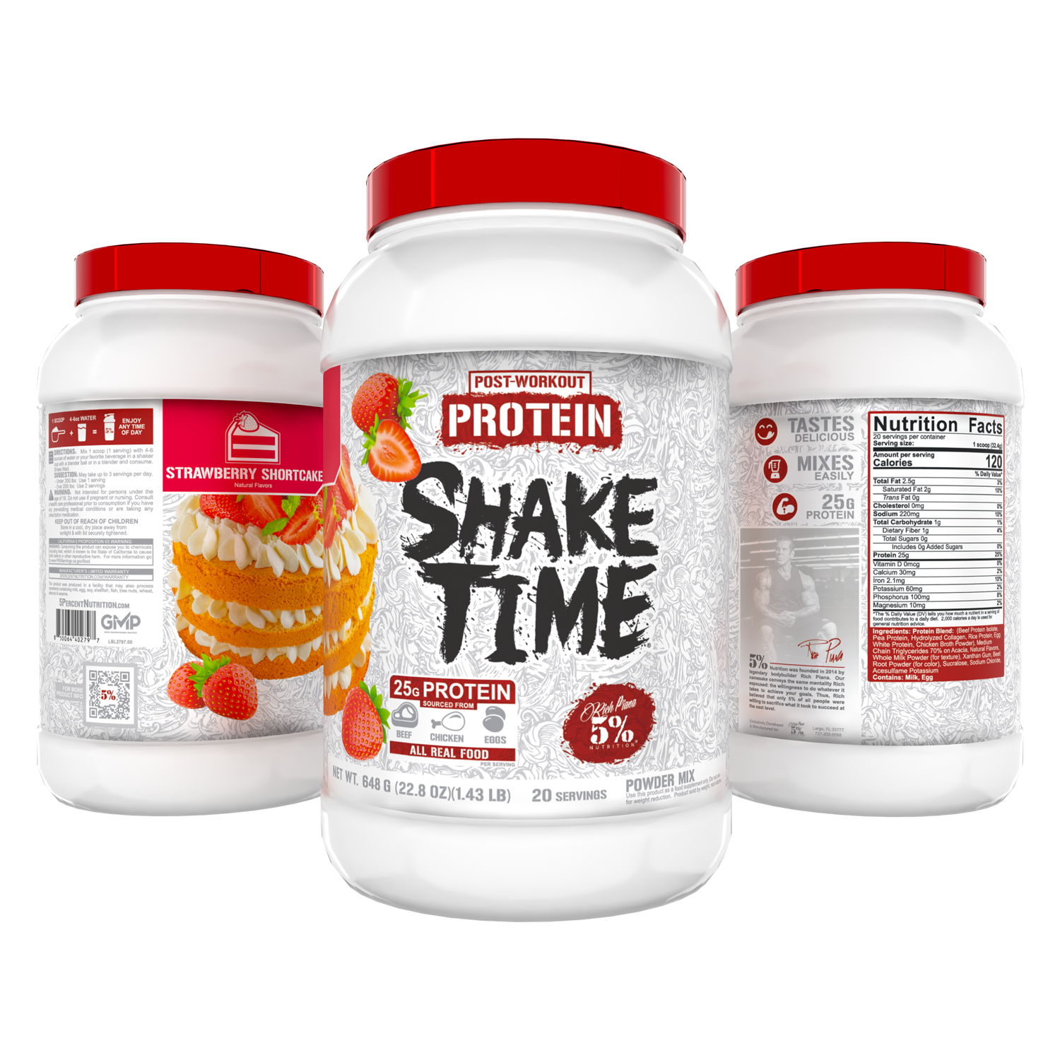 Shake Time Real Food Protein - 5% Nutrition