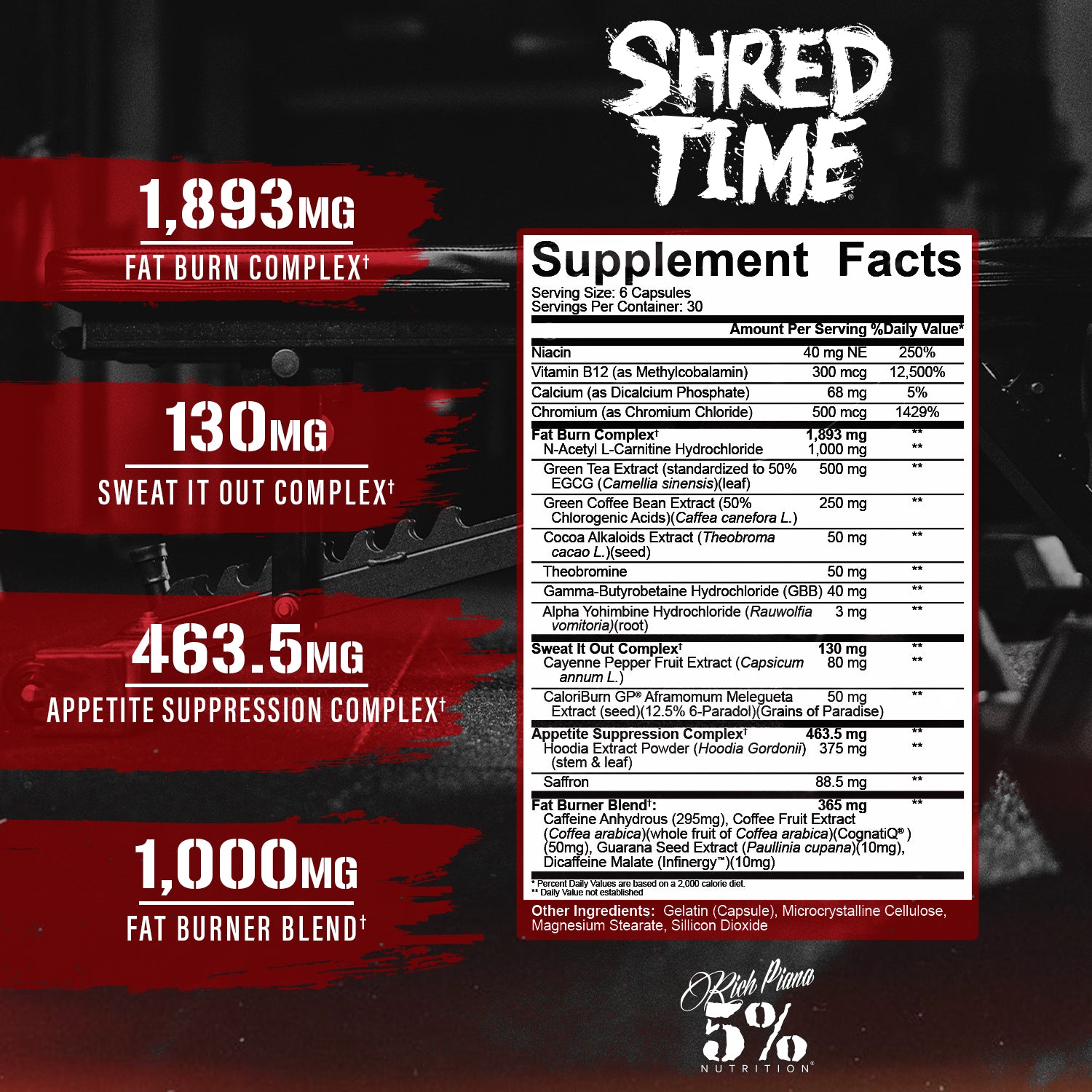 Shred Time - 5% Nutrition