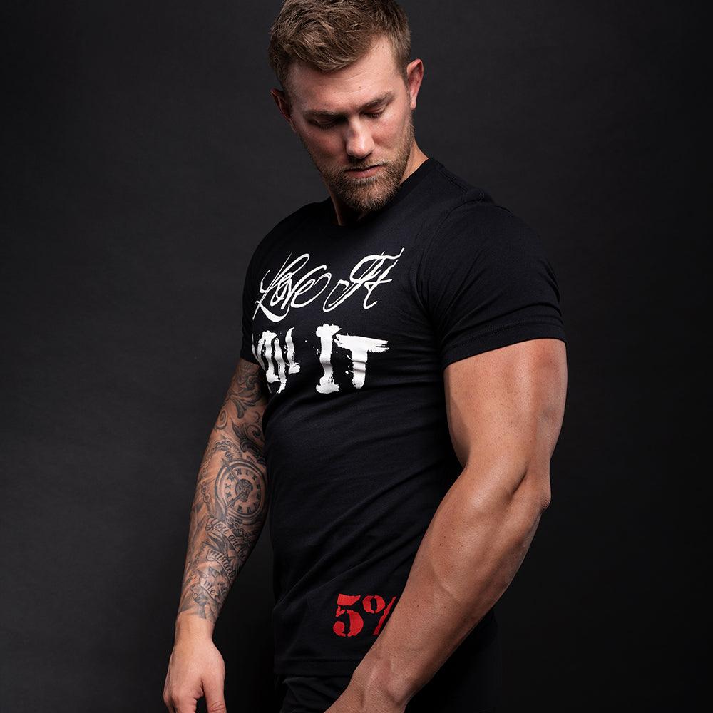 Love It Kill It, Black T-Shirt with White Lettering