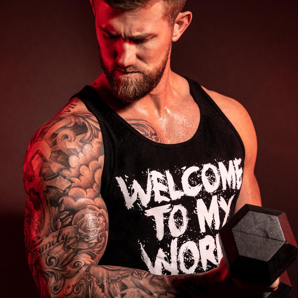 Welcome To My World Tank Top (Black)