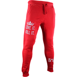 Love It. Kill It. Crown, Red Joggers