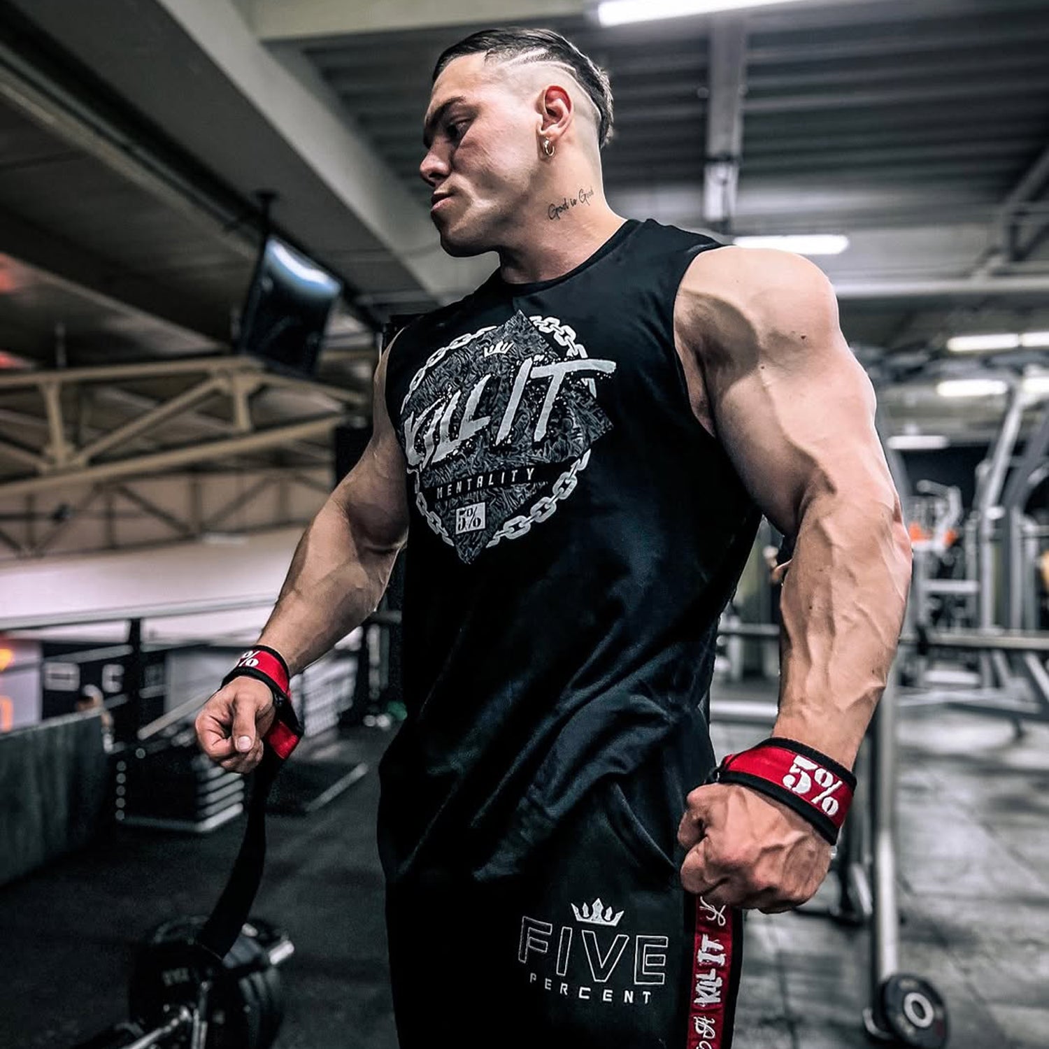 Kill It Mentality, Black Sleeveless T-Shirt