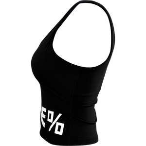 FIVE %, Women's Black Tank