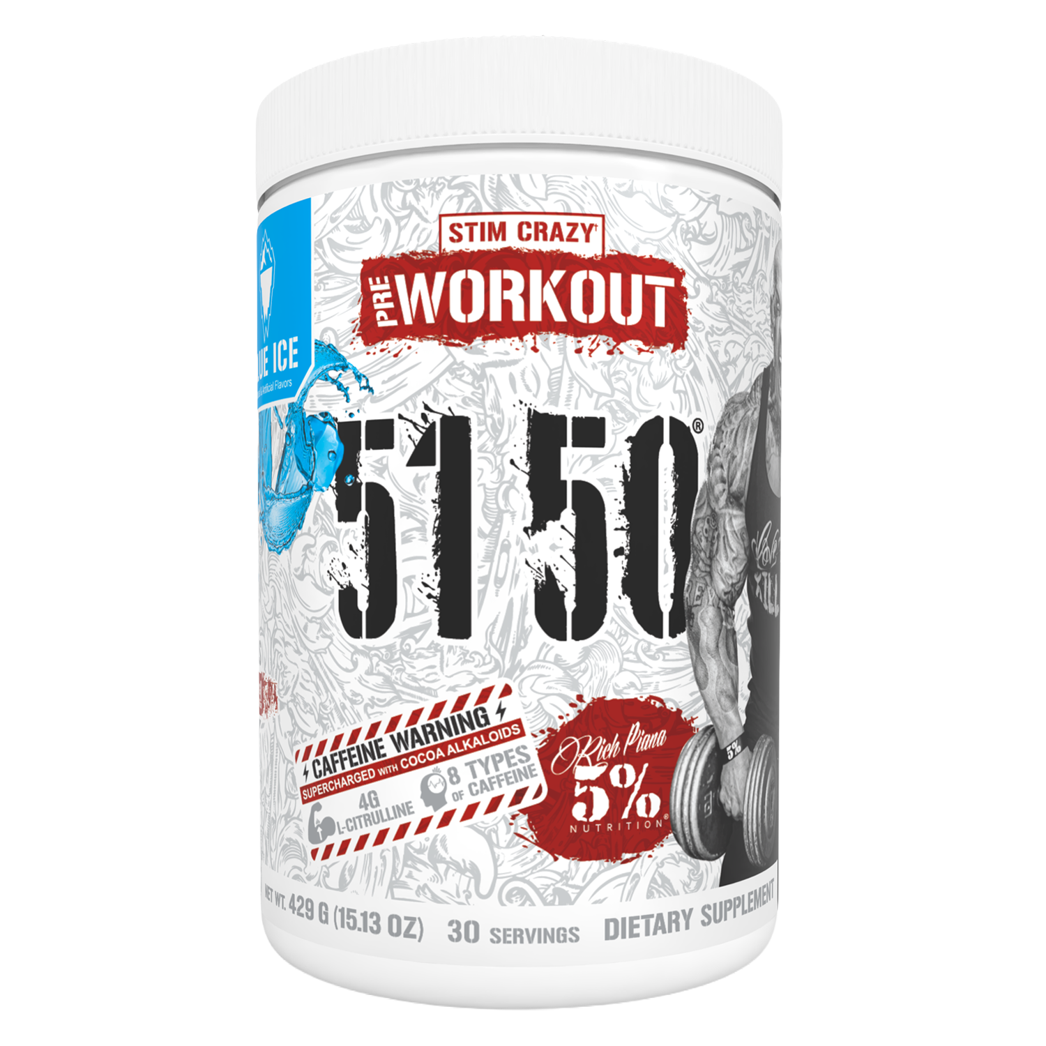 5150 High Stimulant Pre-Workout - 5% Nutrition
