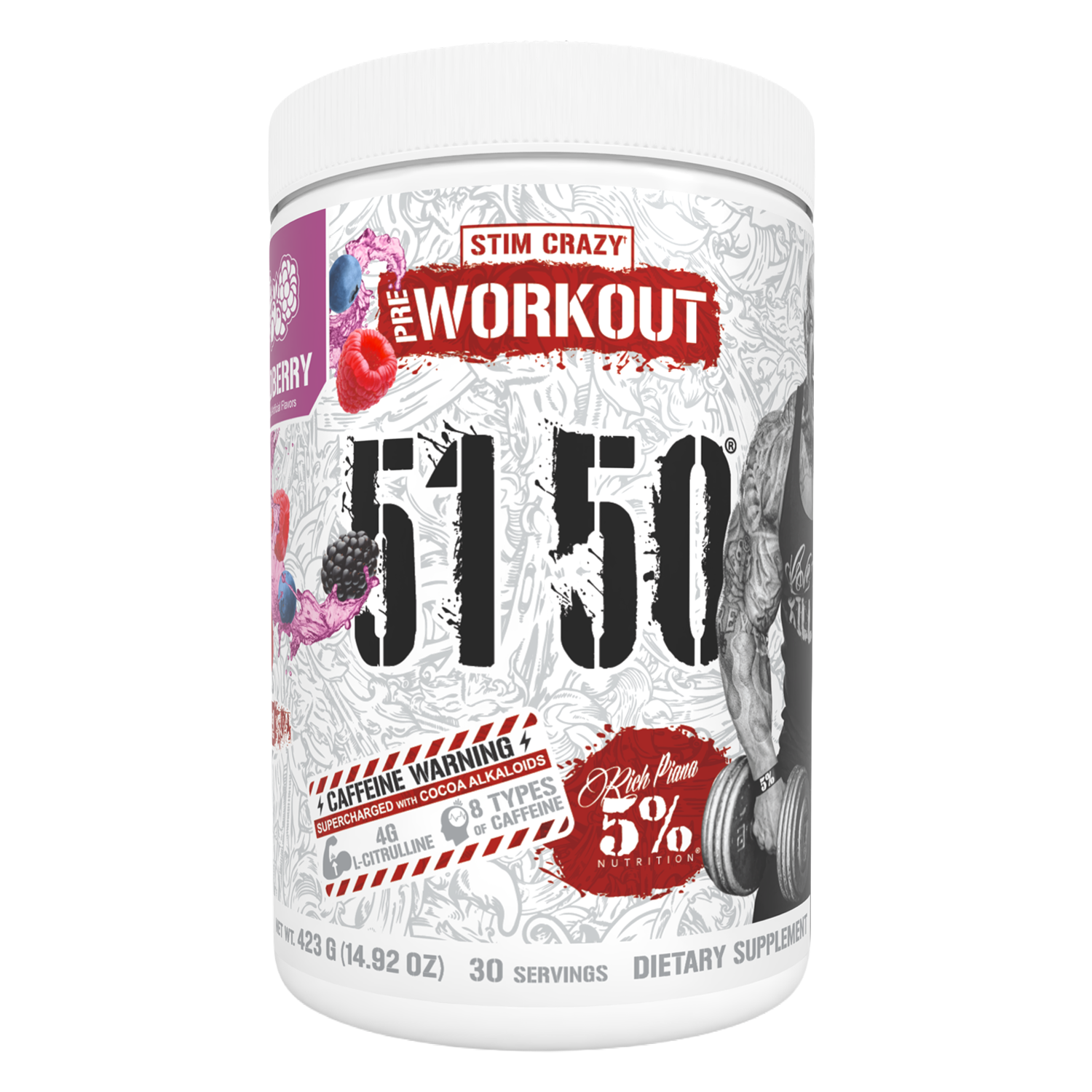 5150 High Stimulant Pre-Workout - 5% Nutrition