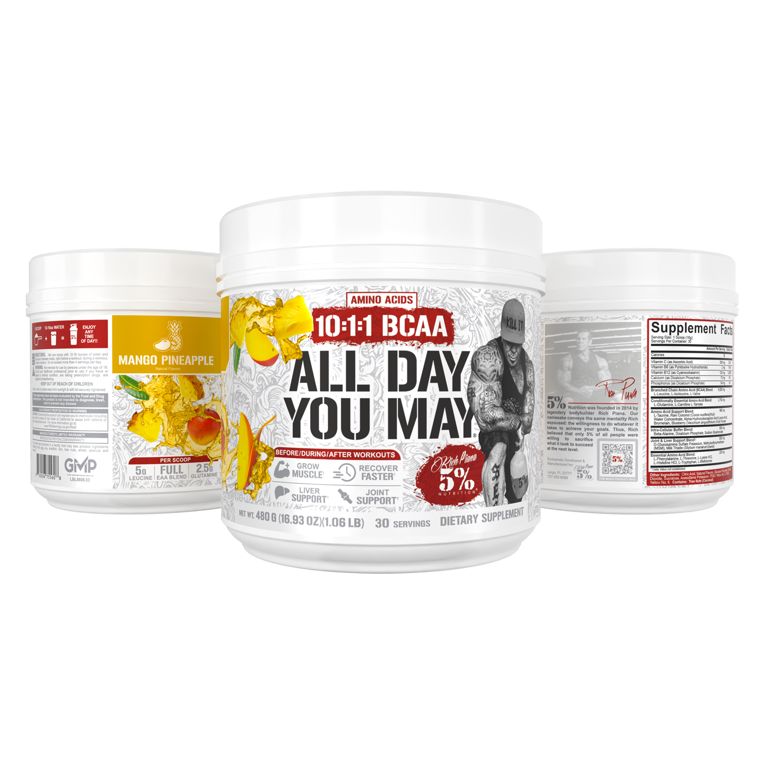 All Day You May 10:1:1 Ratio BCAA Recovery Drink