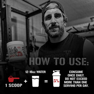 All Day You Shred Fat Burning BCAA Recovery Drink