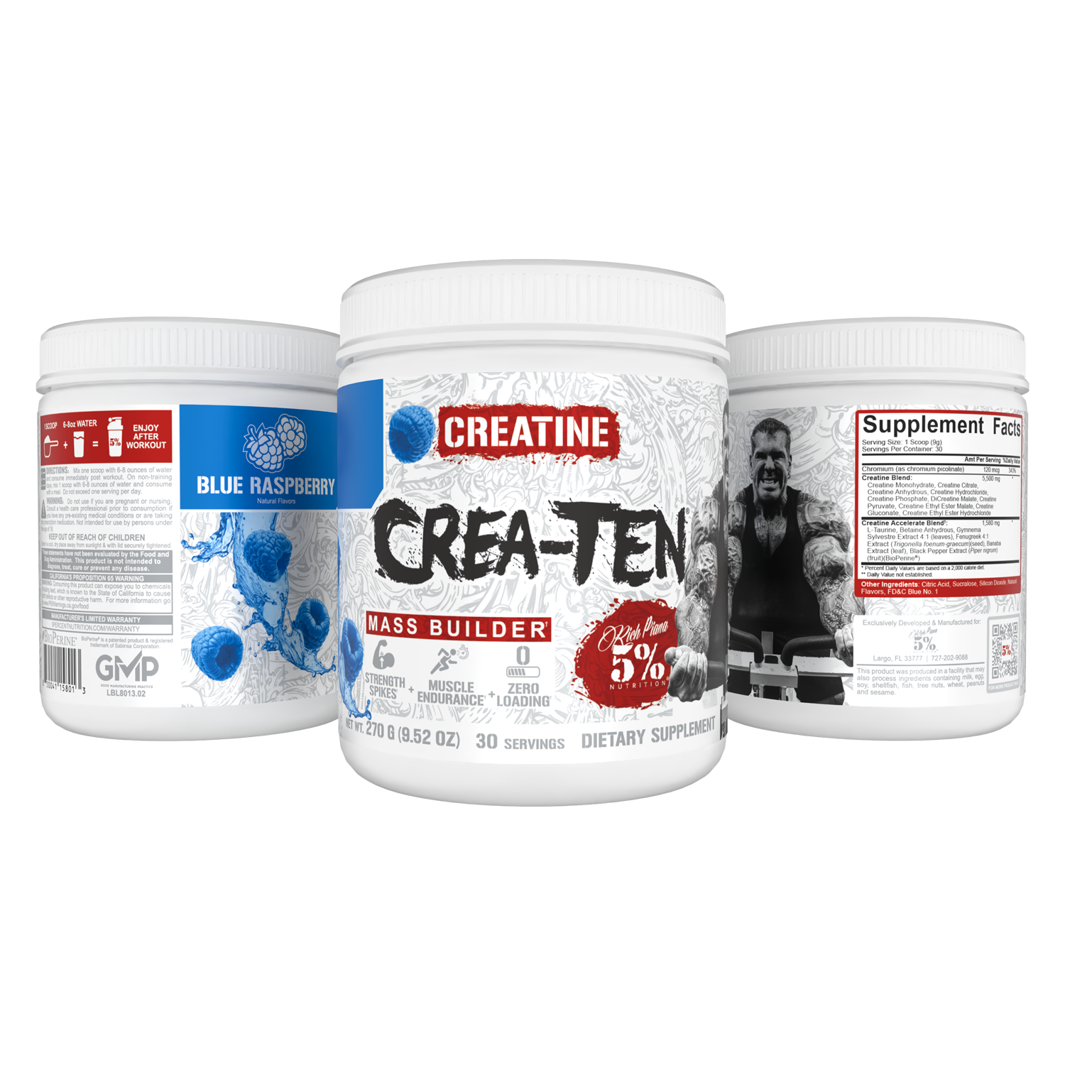 Crea-TEN 10-in-1 Creatine - 5% Nutrition