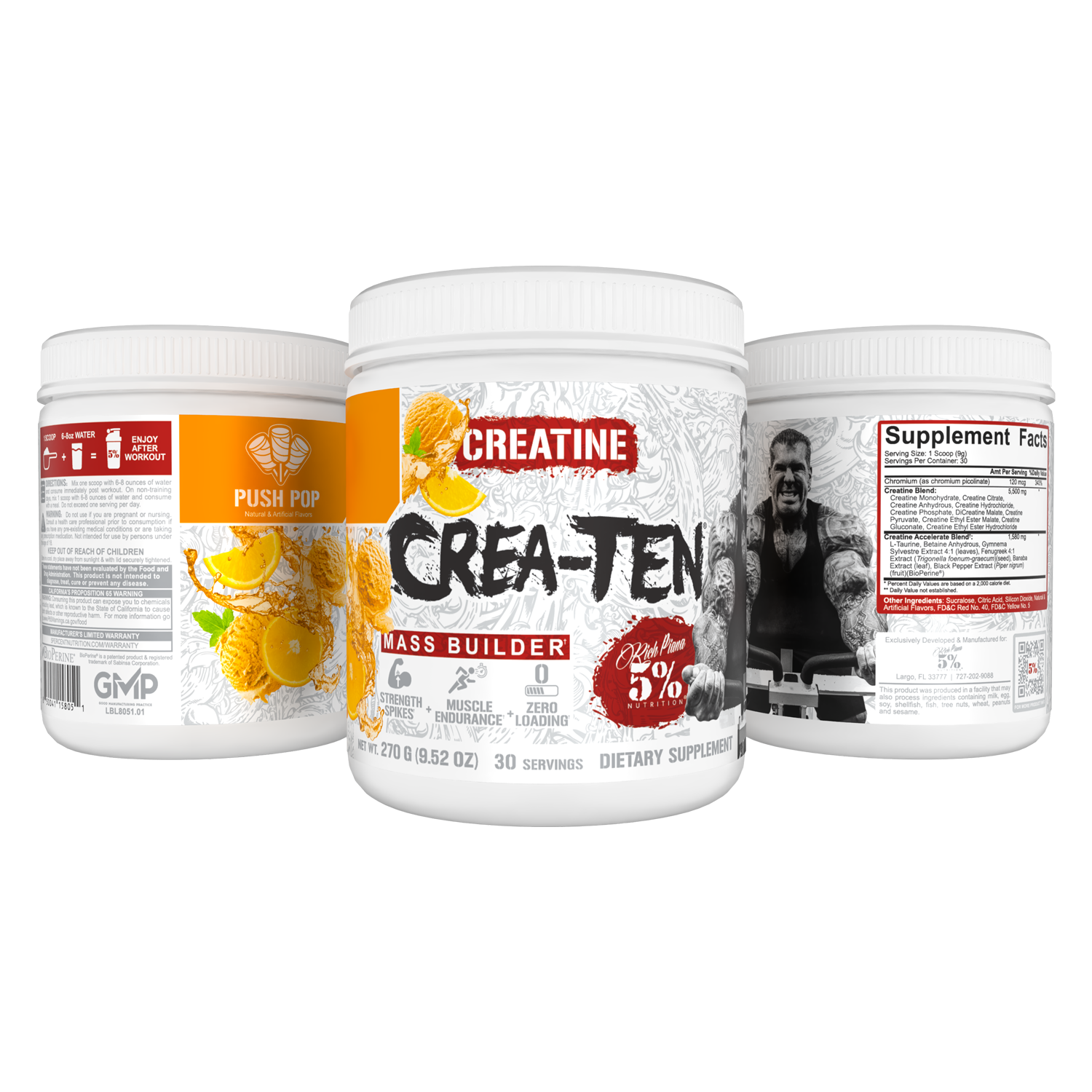 Crea-TEN 10-in-1 Creatine - 5% Nutrition