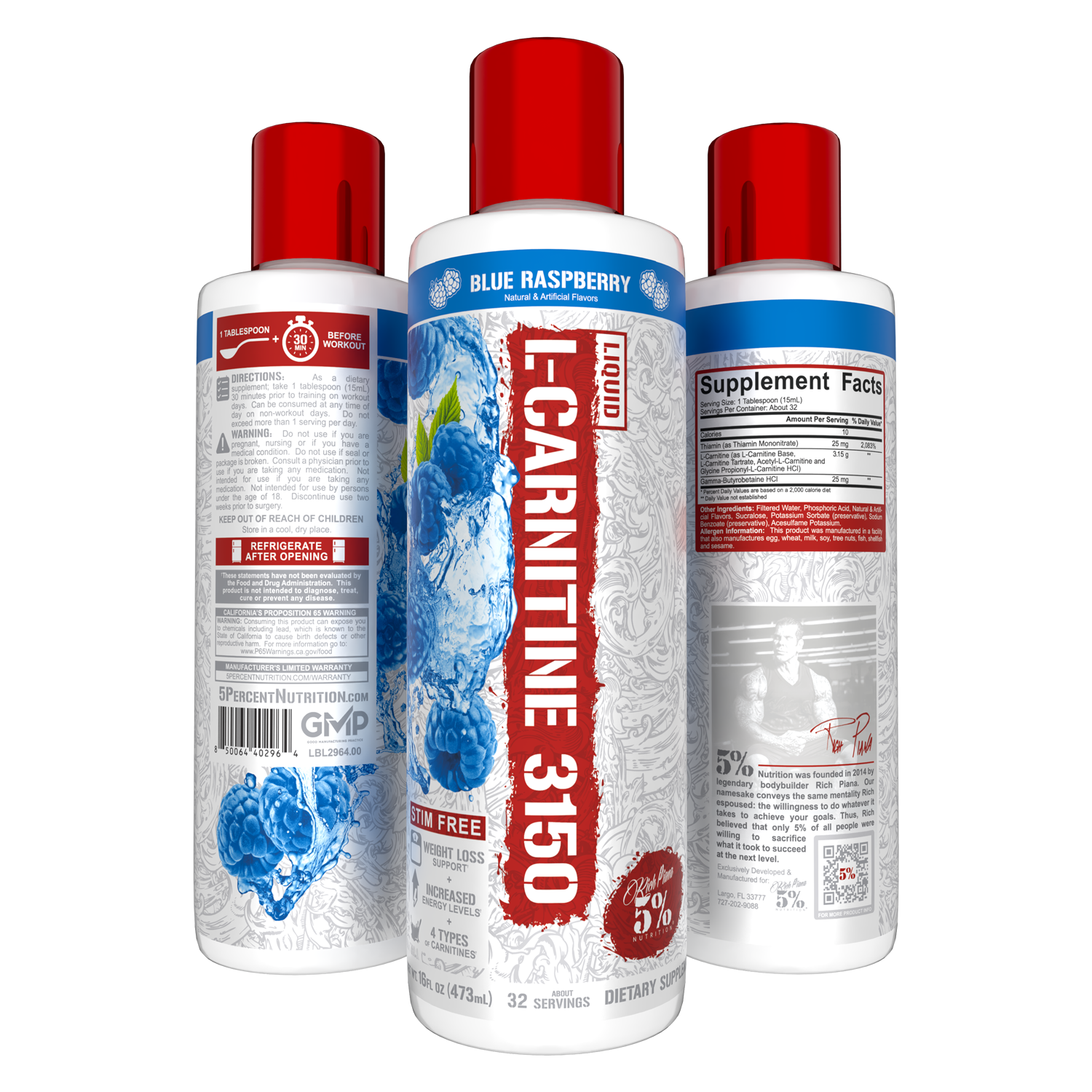 Liquid L-Carnitine 3150 - 5% Nutrition