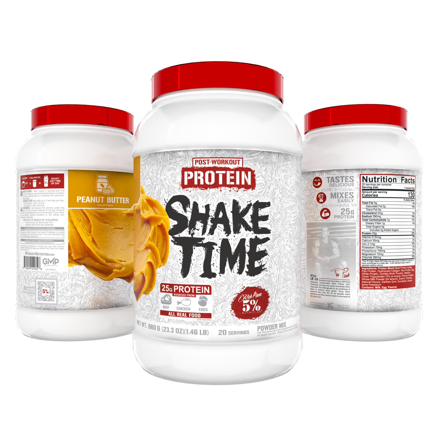 Shake Time Real Food Protein - 5% Nutrition