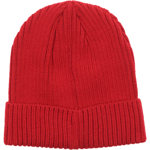 One Day You May Red Beanie with Patch - 5% Nutrition