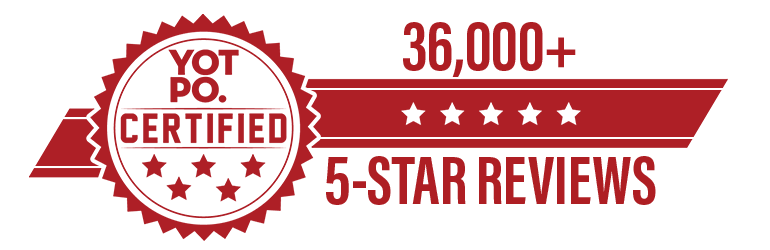 Over 36,000+ 5-star Product Reviews