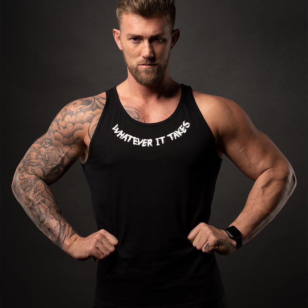 Whatever It Takes, Black Tank Top with White Lettering