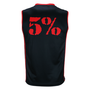 Love It Kill It, Black & Red Basketball Jersey - 5% Nutrition