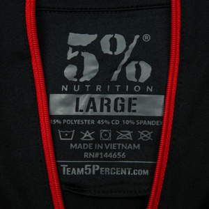 Love It Kill It, Black Long Sleeve Quarter Zip - 5% Nutrition
