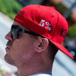 Love It Kill It, Red Hat with Black Lettering - 5% Nutrition