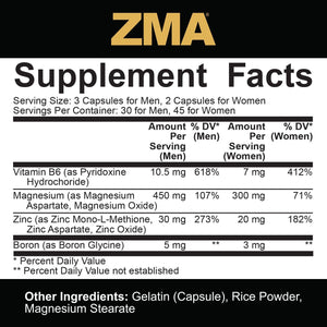 ZMA® - 5% Nutrition